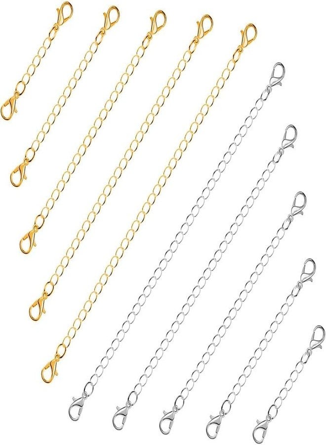ST logo Necklace Chain Set Extender Bracelet & Anklet for Chain Extender Jewelry Making DIY Art & Craft (10pc, Assorted Sizes) - Image 1